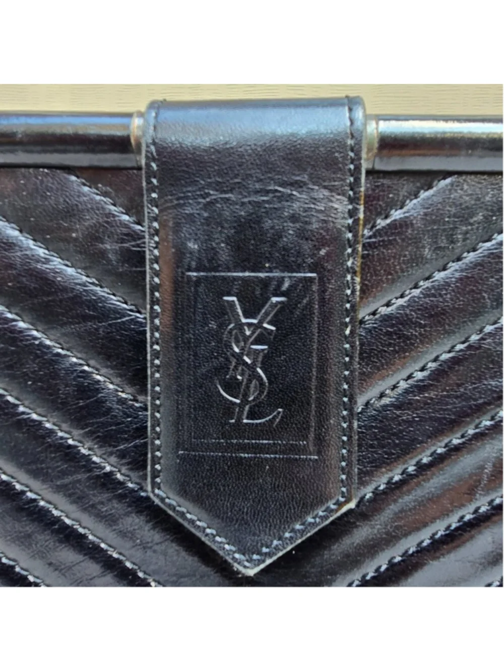 100% Authentic Yves Saint Laurent Vintage Clutch Bag